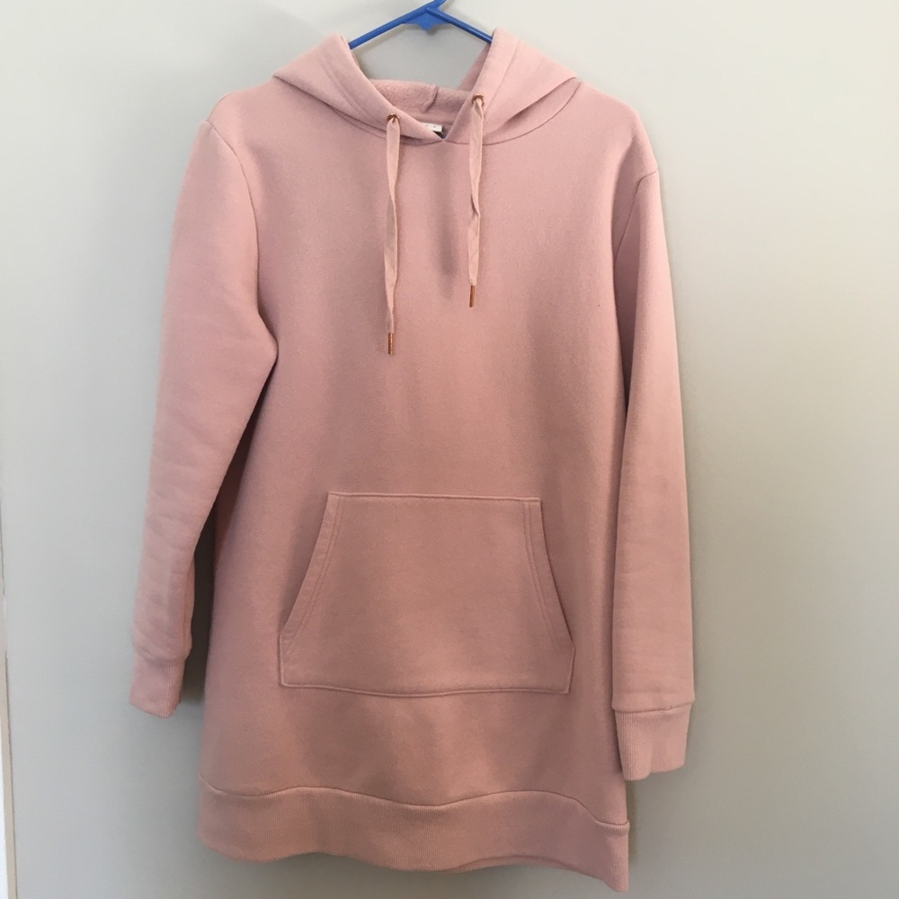 A new day pink tunic length sweater